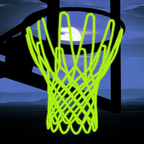 Lysende basketballnet Selvlysende basketballnet Udendørs fluorescerende net