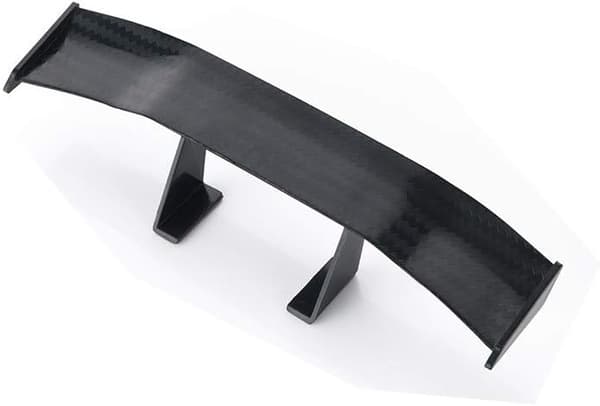 Universal Bil Mini Spoiler Vinge ABS materiale Spoiler Vinge Hale Udvendig Dekoration (Sort)