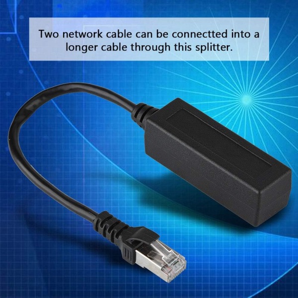 RJ45 Ethernet-nätverksadapter, RJ45-nätverks-ethernetkabel 1 till 3 LAN-nätverkspluggsplitter