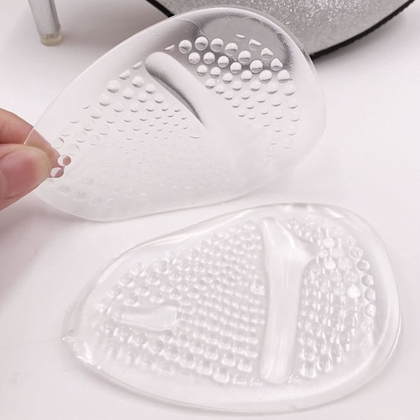 3 par gel inläggssulor, metatarsal pads skoinlägg fotlindring gel pads hög klack
