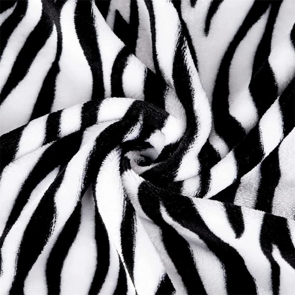 flanellfilt supermjuk ，sofffilt Golvfilt, soffhörna & vardagsrum passar - Zebra 150*200cm color 2