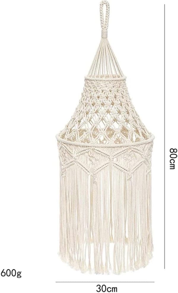 Håndvevd lampeskjerm Bohemsk lampeskjerm 80 × 30cm