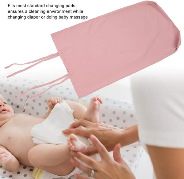 Avtakbart stellebordsdeksel til baby (rosa, 32*16*4) 1 stk