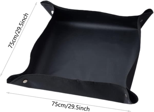 Omplantingsmatte for planter, sammenleggbar hagematte, for omplanting av hageplanter