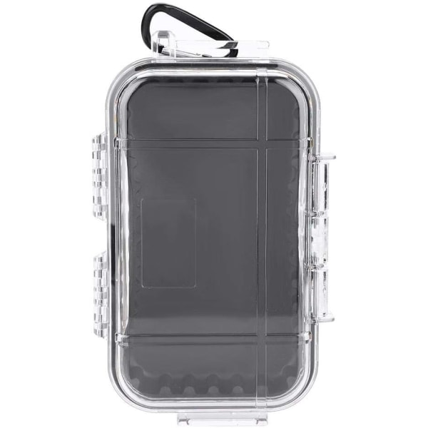 Case Vattentät Stötsäker lufttät bärboxbehållare för utomhusöverlevnad (Transparent) Transparent