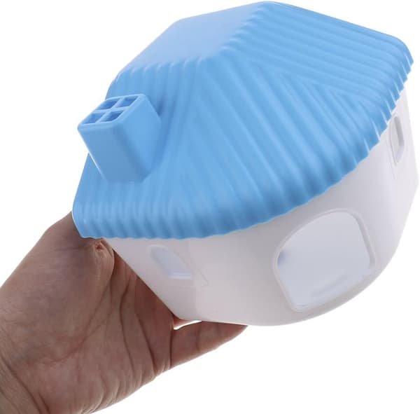 2 st Hamsterhus i plast, gömställe, burmontering, sovrum, bo, sandrum