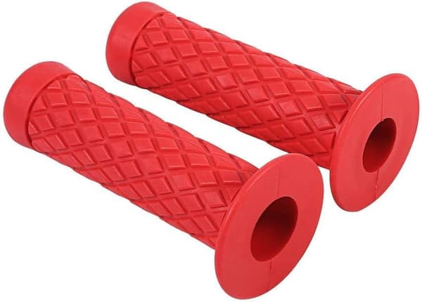 Motorcykel blødt gummi styr modifikation tilbehør (rød) 1 par Red