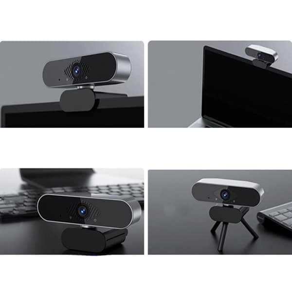 Computer Kamera, 4k Webcam, Laptop Webcam med Stereo Dobbelt Mikrofon, USB Plug & Play, Til Notebook