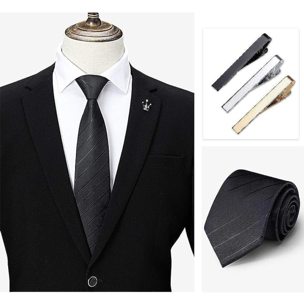 Manschettknapp i koppar, lång manschettknapp, accessoarer för herrkläder, 3 stycken