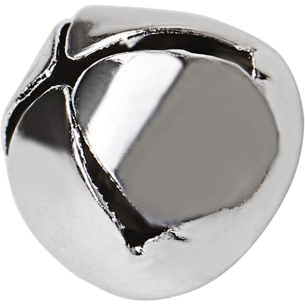 25mm DIY Kors Jul Järnklockor Hantverk Hänge Klocka Pärlor 40 Stycken (Silver)