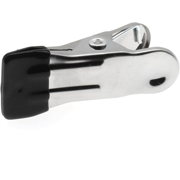 10 st rostfria fjäderklämmor tunga tältklämmor klädnypor (maximal öppning 1,8 cm)