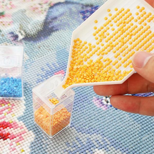 Pärlbricka i plast, 3-pack