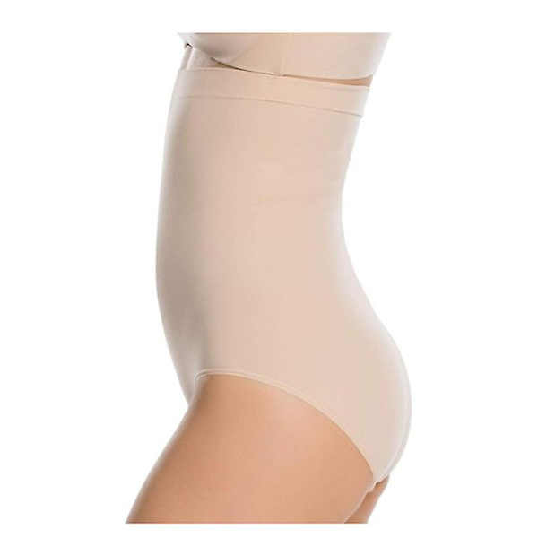 Dam sömlös sömlös hög midja höftlyft trosor (hudfärg S) 1 st Skin Color