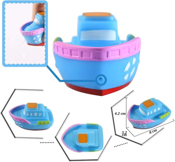 Flytande badleksaker i gummi - 11 delar