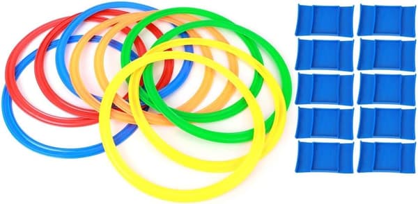 Agility Stege Snabbhetsträningsutrustning Snabbringar Barnleksak 11,4 tum diameter