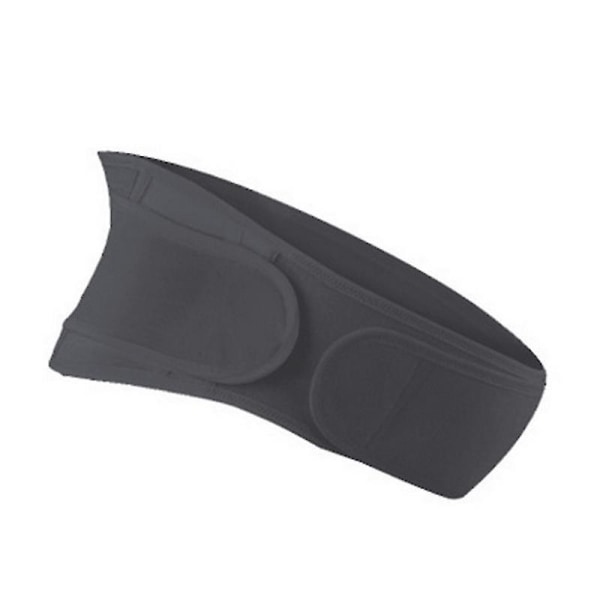 Justerbart elastiskt stödband för gravida buken som andas (svart) black