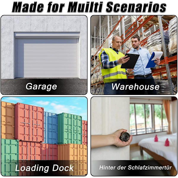 4-pack garage skydd, garage väggskydd, självhäftande, garage vägg, dörrkantsskydd