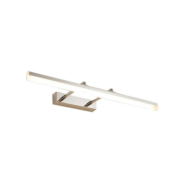 Teleskopisk spegel spegellampa, akryl badrumsspegel frontljus, 420 mm-8 W, lämplig för badrum, toalett