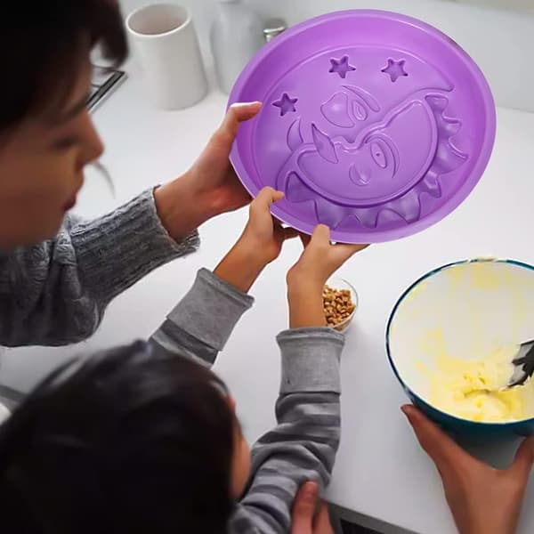 Silikon kakeform Sol Måne Silikon Kakeform Non-Stick Rund Kakebakeform