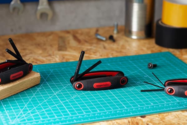 Basics foldbart unbrakonøgle-sæt - 3-pak, metrisk/SAE/TORX, kombineret værktøjssæt