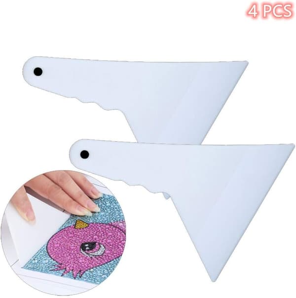 4-pack diamantmålning fixverktyg justeringstillbehör för 5D DIY diamantmålning justering