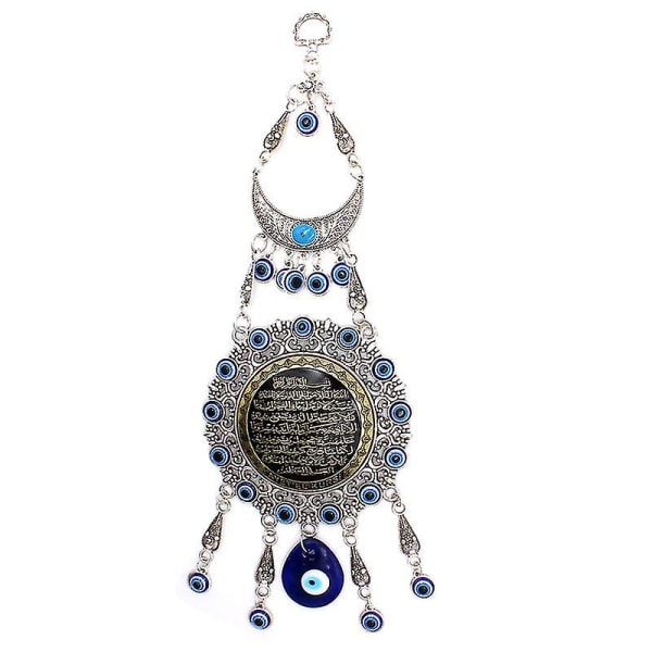 Väggdekor Turkiskt blått onda ögat prydnad Amulett Delikat blått glashänge Hem Lucky Decor