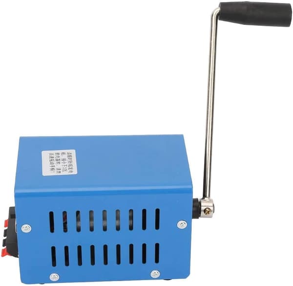 Håndsving USB-generator Bærbar håndsvinggenerator til nødsituationer, overlevelseseksperimenter, strømforsyning, camping, feltarbejde