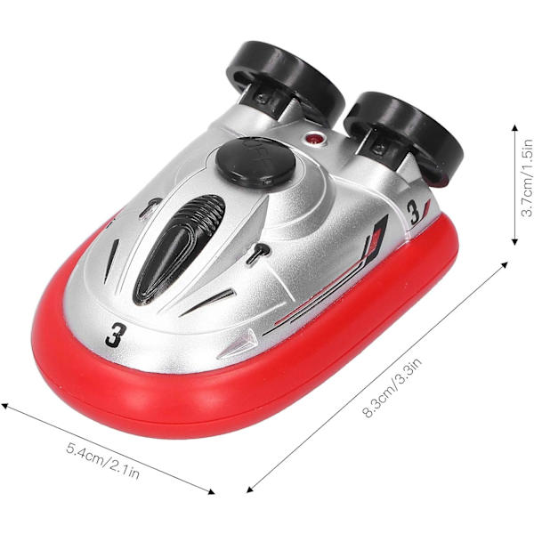 4G Fyrvägs Trådlös Fjärrkontroll Hovercraft Uppladdningsbar Fjärrkontroll Båt (Röd) red