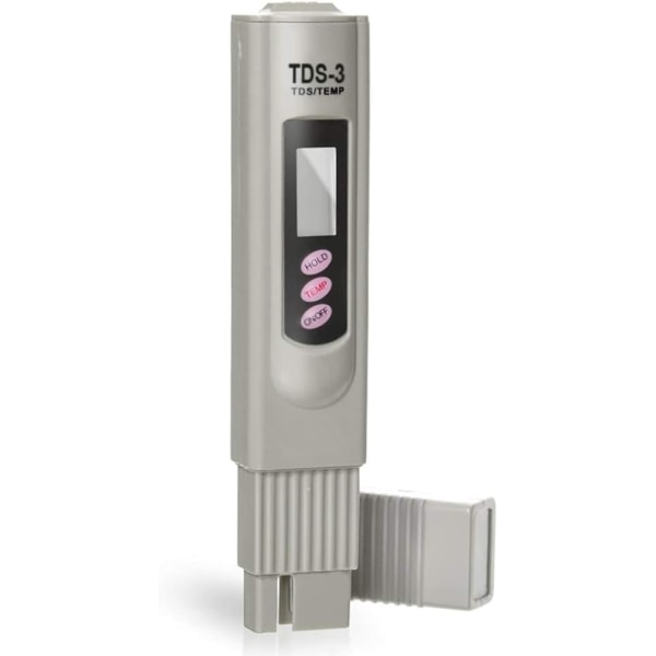 LCD Digital TDS-3 Tester, TDS Water Tester Penna Vattenkvalitetstestverktyg för akvarium, simbassäng