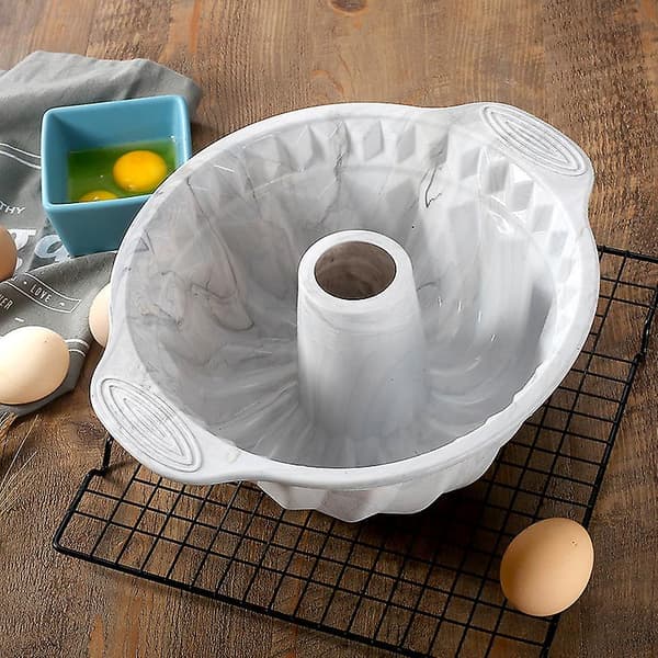 Non-Stick Silikonbakform - Skålform för kakor, Kakform, Grå, Diameter 24 cm
