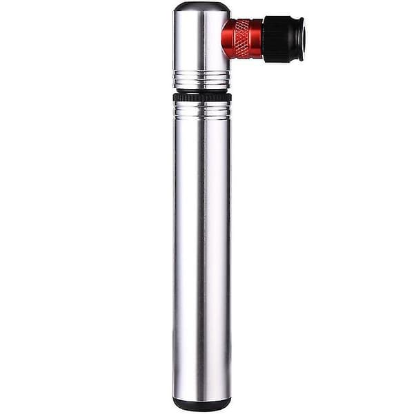 120PSI Högtrycks Minicykelpump, Bärbar Mountaincykel Handluftpump Silver