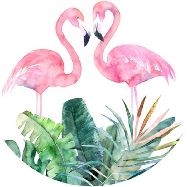 Flamingo golvdekal Wildlife Floor Stickers Väggdekaler Badrumsväggdekaler Halkfria dekaler
