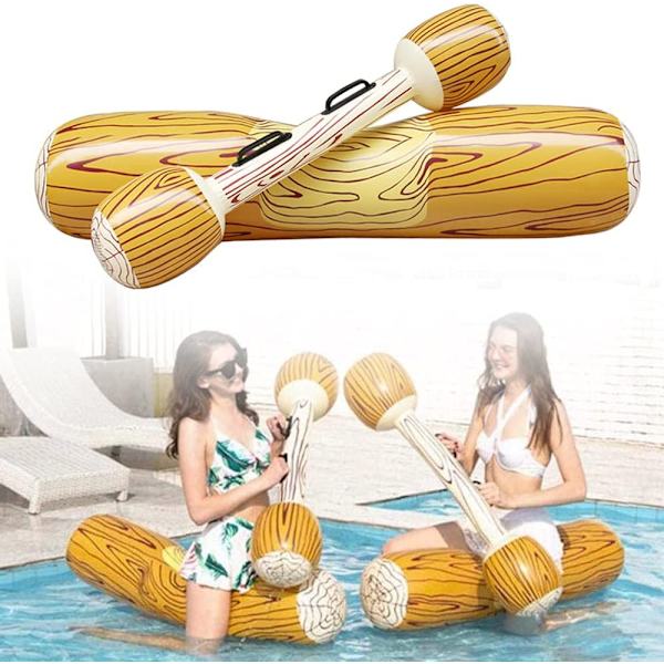 Uppblåsbar leksak Uppblåsbar simserie Leksaksuppsättning, med vattenspö Sportleksak (4-pack)