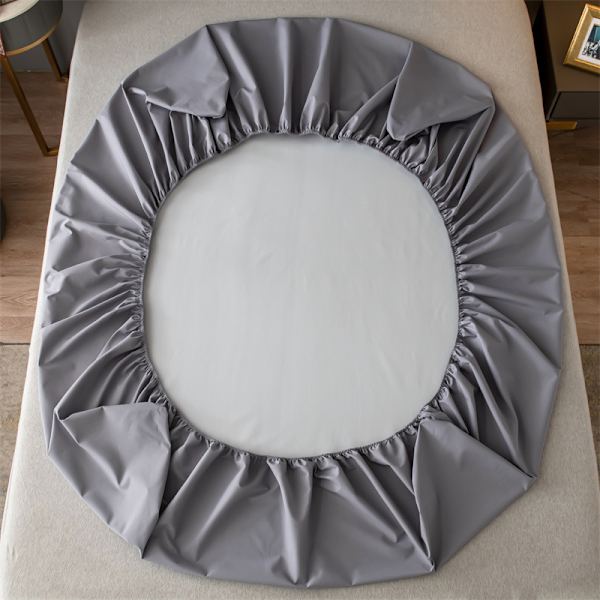 Andningsbar dammtät madrasskydd - Vattentät lakan - 30 cm djup ficka grey 200*220cm
