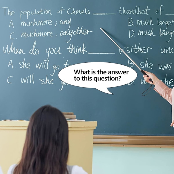 Whiteboard Board Pointer Retractable Telescopic 1.2 m Key Band Teacher Classroom