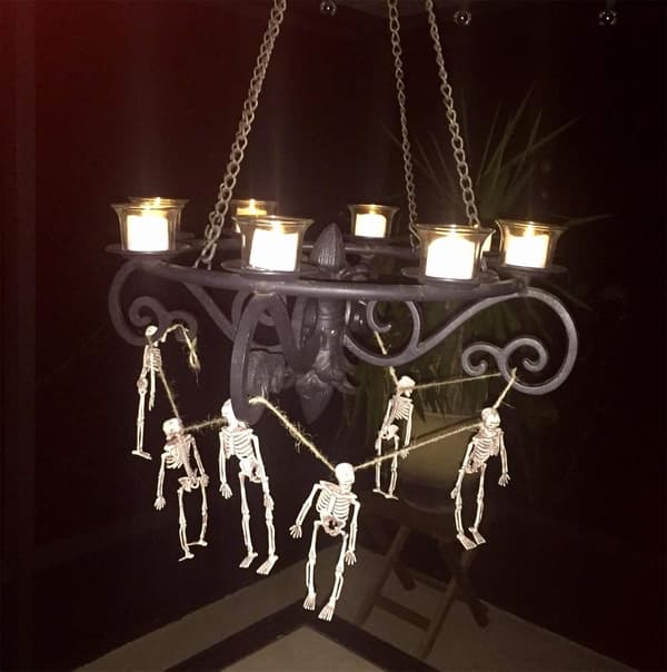 Lyse hvite LED telys, 24 stk flimrende LED telys