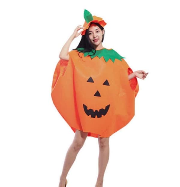 Ett Halloween-kostym för cosplay, fest, pumpakostym