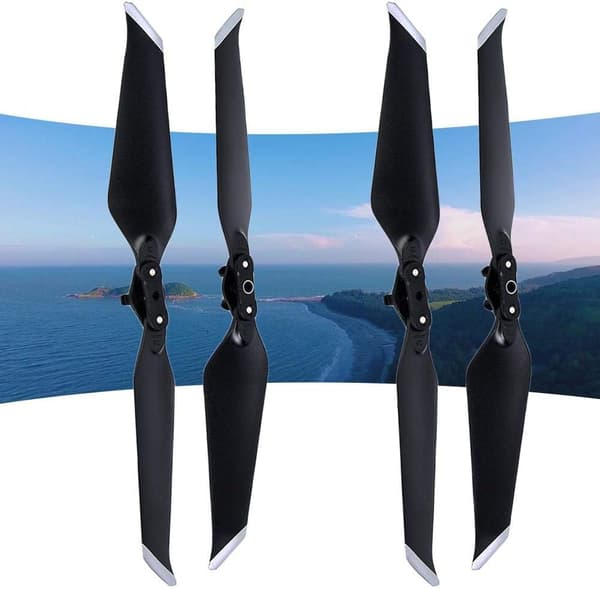 2 par RC dronepropeller, kompatibel med DJI Mavic 2 PRO / Zoom (grå kant) Grey