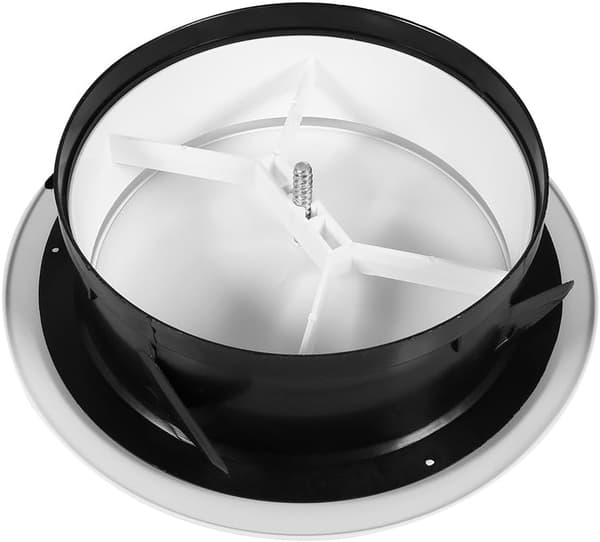 Luftventilationsgitterdæksel Hjem Væg Loft Diffusor Udsugningsforsyningsventil Nem luftstrøm Rund Ventilationsslangedæksler (150 mm)