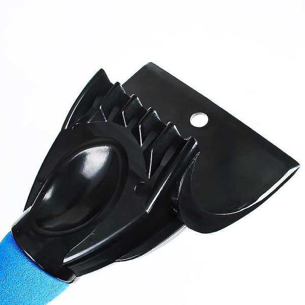 Bilglas snöskyffelverktyg med mjukt skumhandtag (svart + blå) 2 stycken Black + Blue