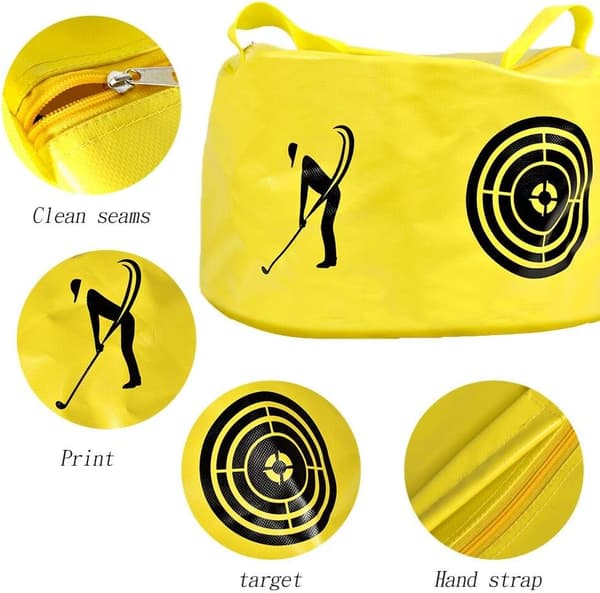 Golfsving Impact Trainer Bag Golf Power Smash Bag (gul)