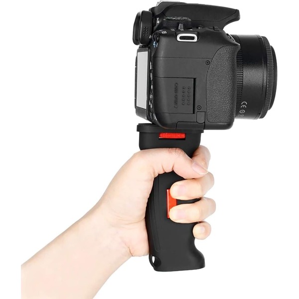 Kamerahandtag Stabilisator Videokamerahandtag med 1/4 tums skruv och gängstabilisatorer Bärhjälpmedel