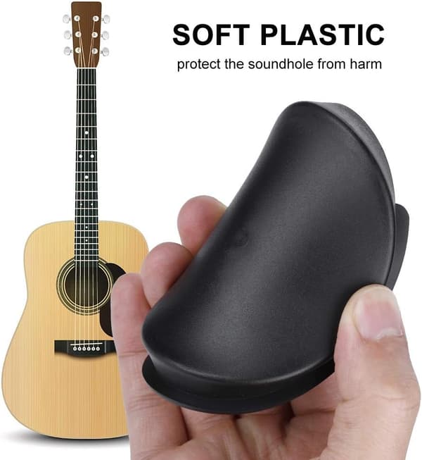 Guitar Soundhole Feedback Buster Block Protector Cover til Folk- og Klassisk Guitar 86 mm