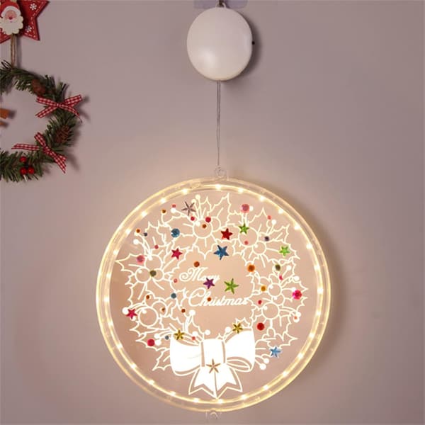 Børnenes jule-natlampe, DIY diamant julepynt gave (stil 5) color 6