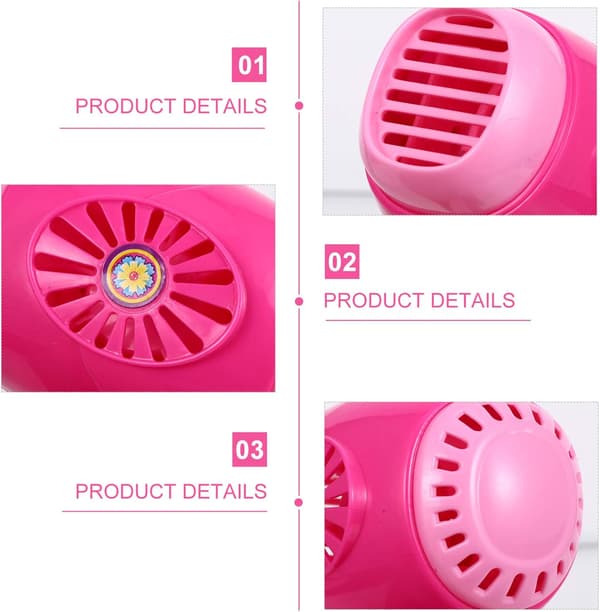 Mini Legehus Lille Hjemmeapparat Hårtørrer (Pink) 1 Styk