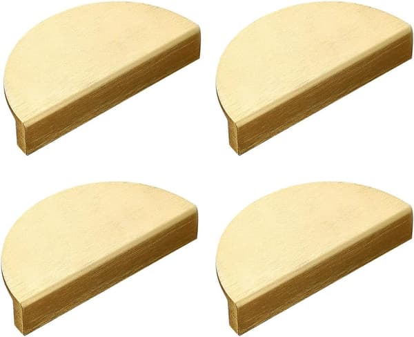 Halvmåne skuffehåndtak for kommode - Halvmåne skuffehåndtak - 6,4 cm