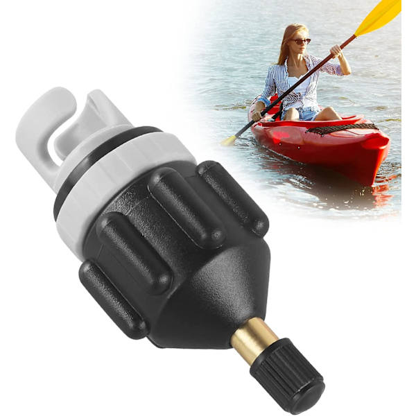Sup-ventil-adapter, luftventil-adapter, uppblåsbar pumpadapter, båtpumpadapter för kanot, kajak, paddelbräda, uppblåsbar båt