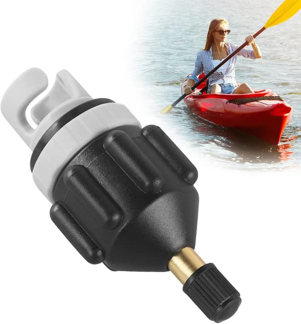 Sup ventiladapter luftventiladapter oppustelig pumpeadapter bådpumpeadapter til kano kajak paddleboard oppustelig båd