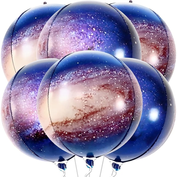 22 tums stjärnhimmel ballonger 6 st, Rese tema Party dekorationer ballong color 1