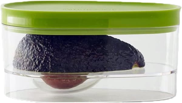 Avocadoboks til opbevaring af avocado, genanvendelig, 2 stk., grøn